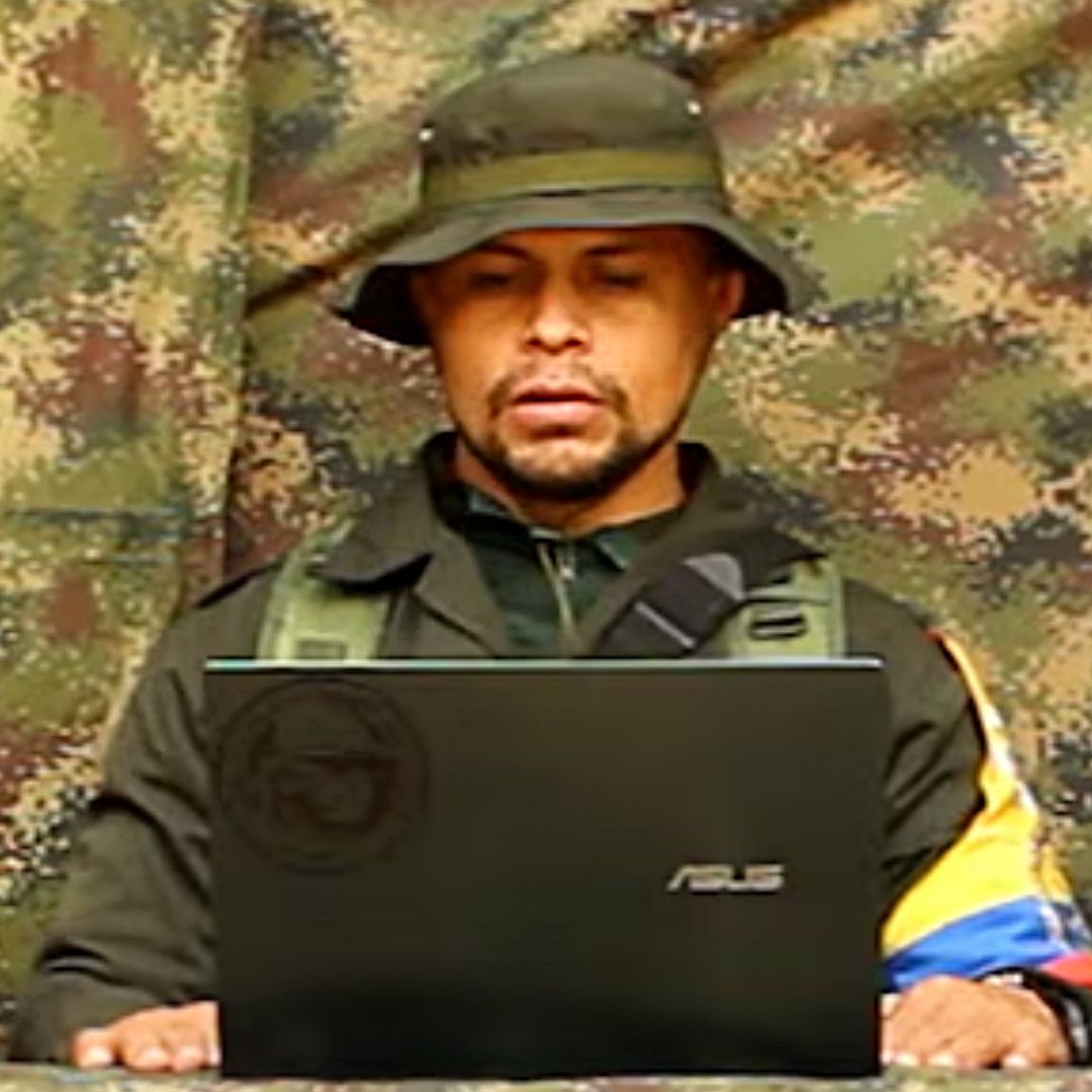 Iván Jacobo Idrobo Arredondo, conocido como alias Marlon. Foto: EMC Farc